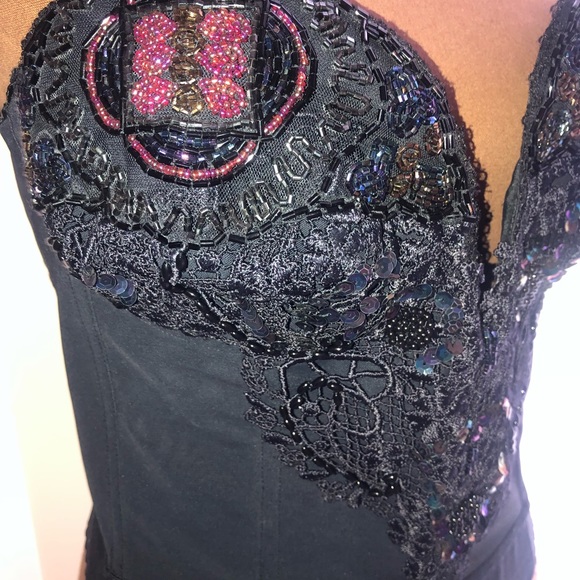 Victoria's Secret Tops Victorias Secret Beaded Sequined Angel Bustier - Picture 1 of 5